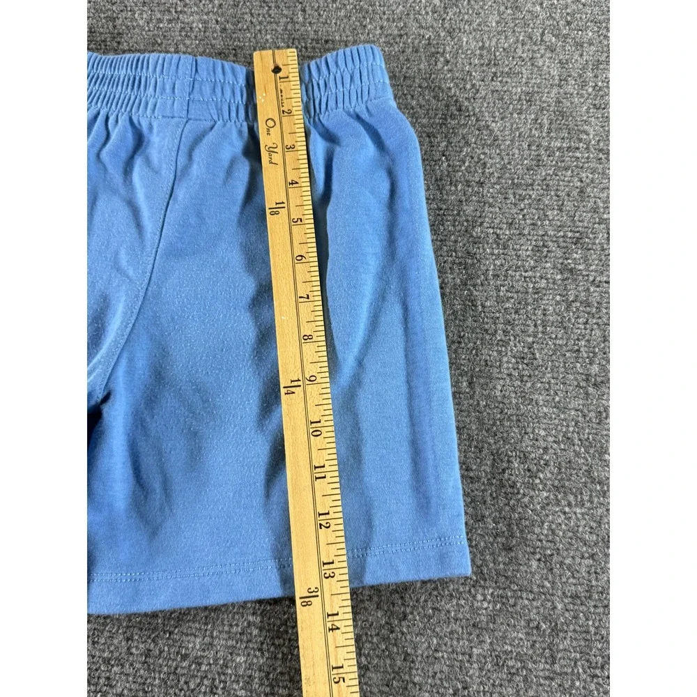 Nike Boys Light Blue Sportswear Jersey Shorts Size 7 6-7 YRS Logo Athletic